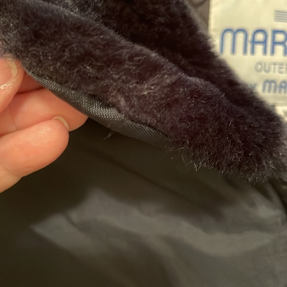 Martin’s Flight Jacket Navy‎ Blue Nylon Faux Fur collar, Full Zip, men’s Sz XL - Picture 13 of 16